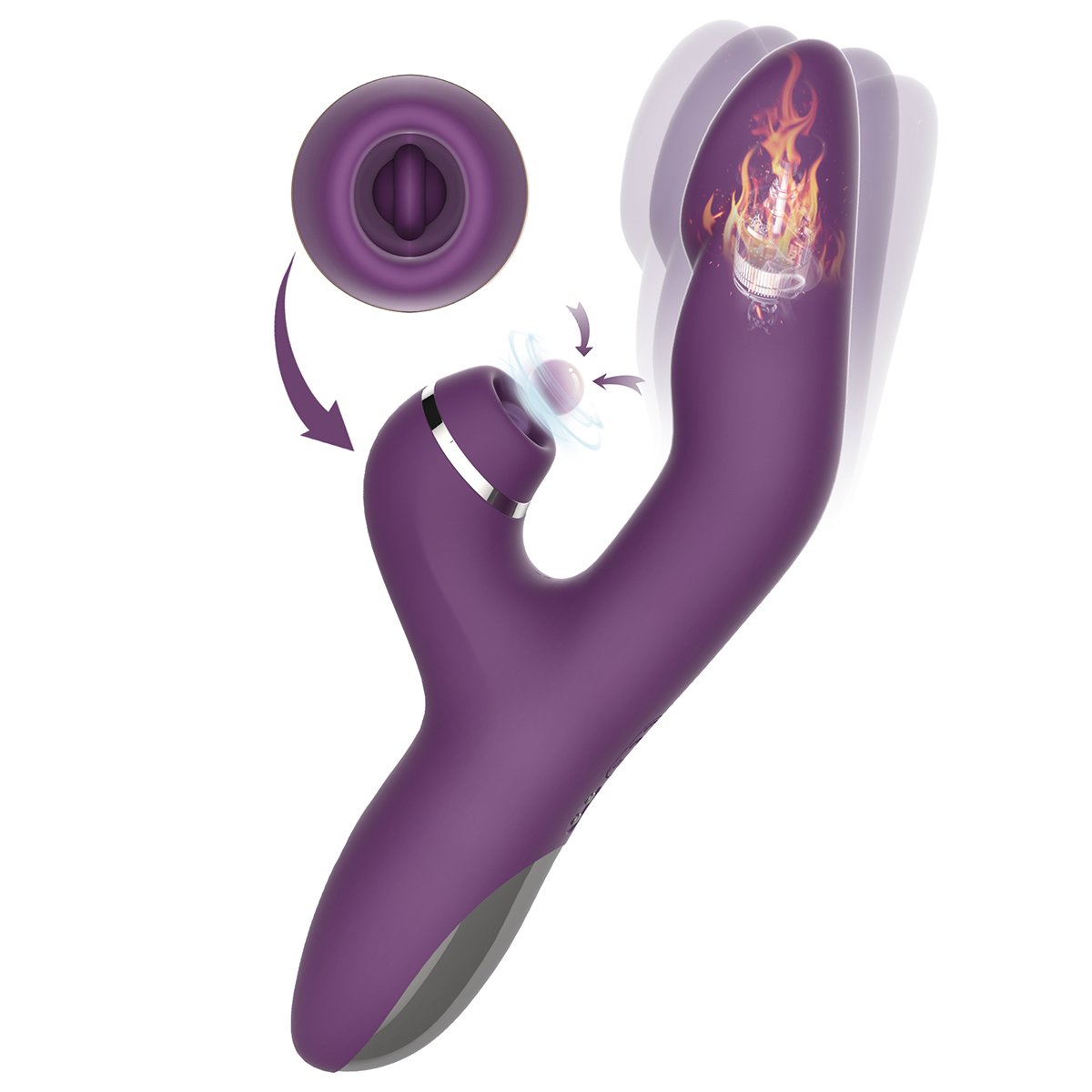Fenado | Vibratoren für Sie Klitoris und G-punkt mit Heizung & Saugen