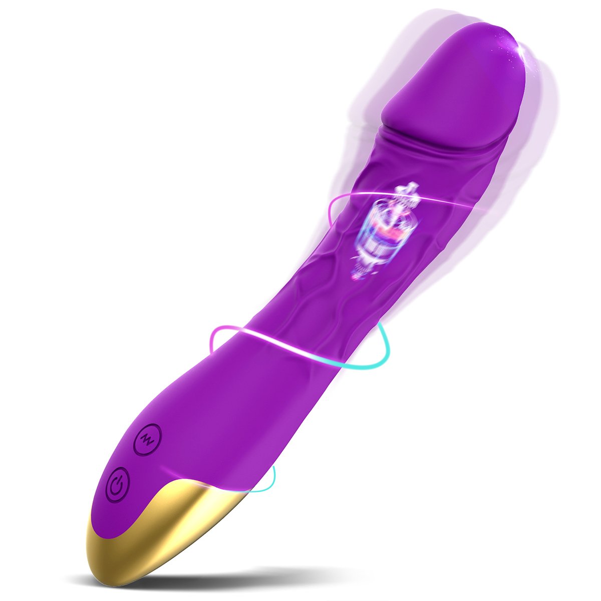 Gaïa | Vibromasseur gode réaliste et stimulateur de clitoris pour femme