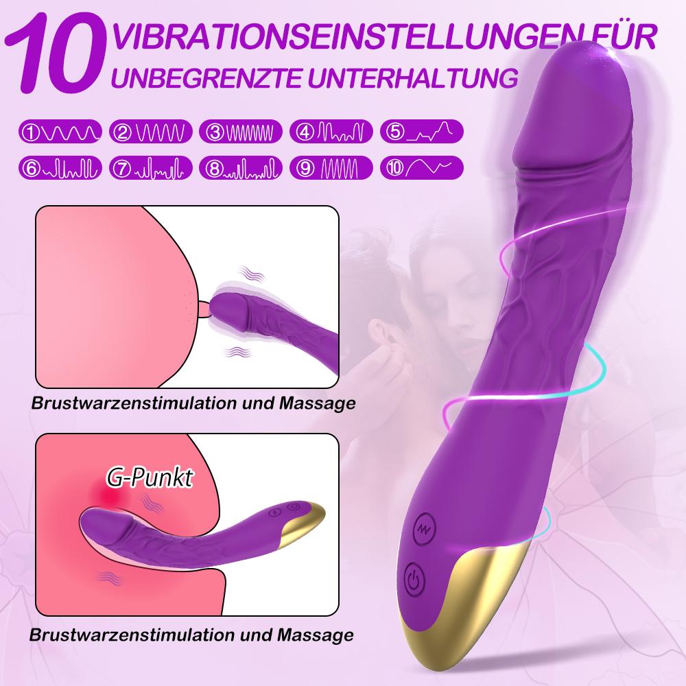 Gaia | Realistische Dildo Vibrator & Klitoris Stimulator für Frauen