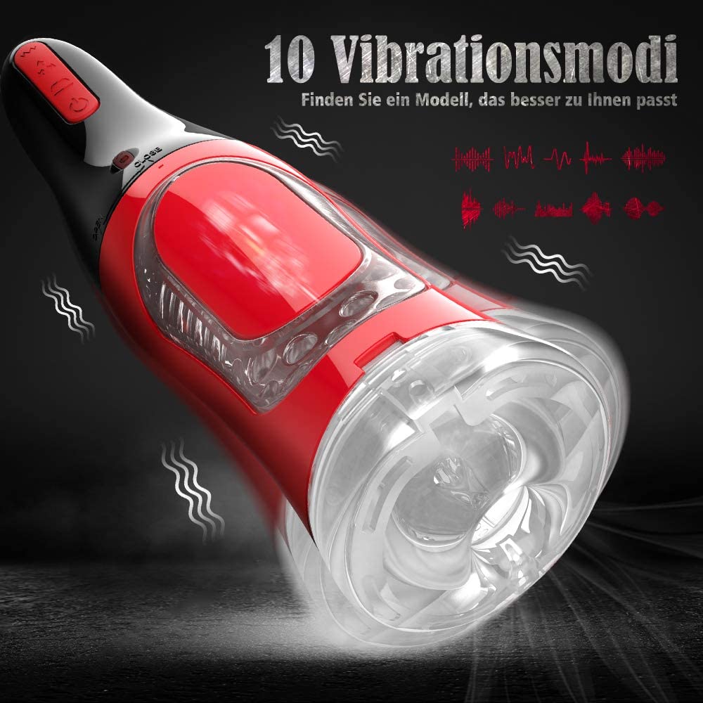 Masturbateur sens high-tech S369 10 modes de vibration 4 modes de succion