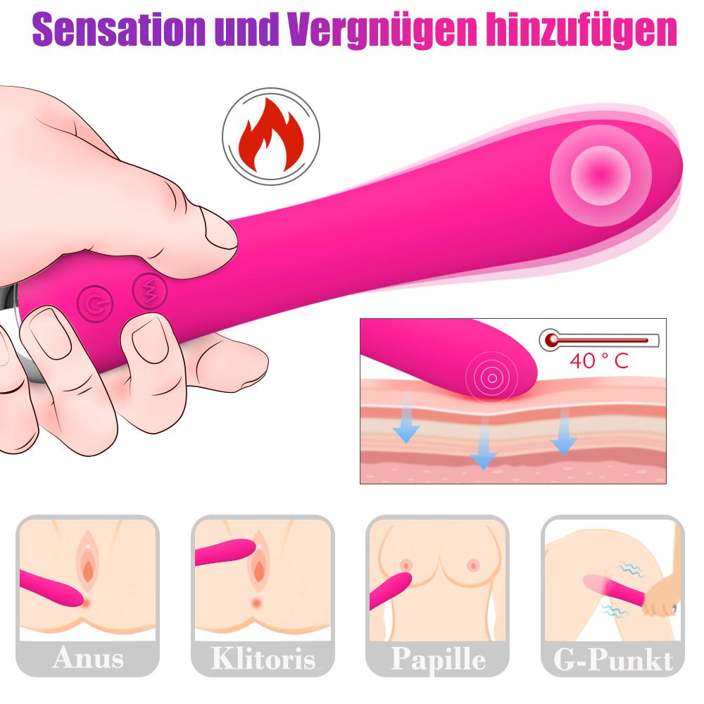 S254 | Vibromasseur clitoridien flexible avec fonction chauffante