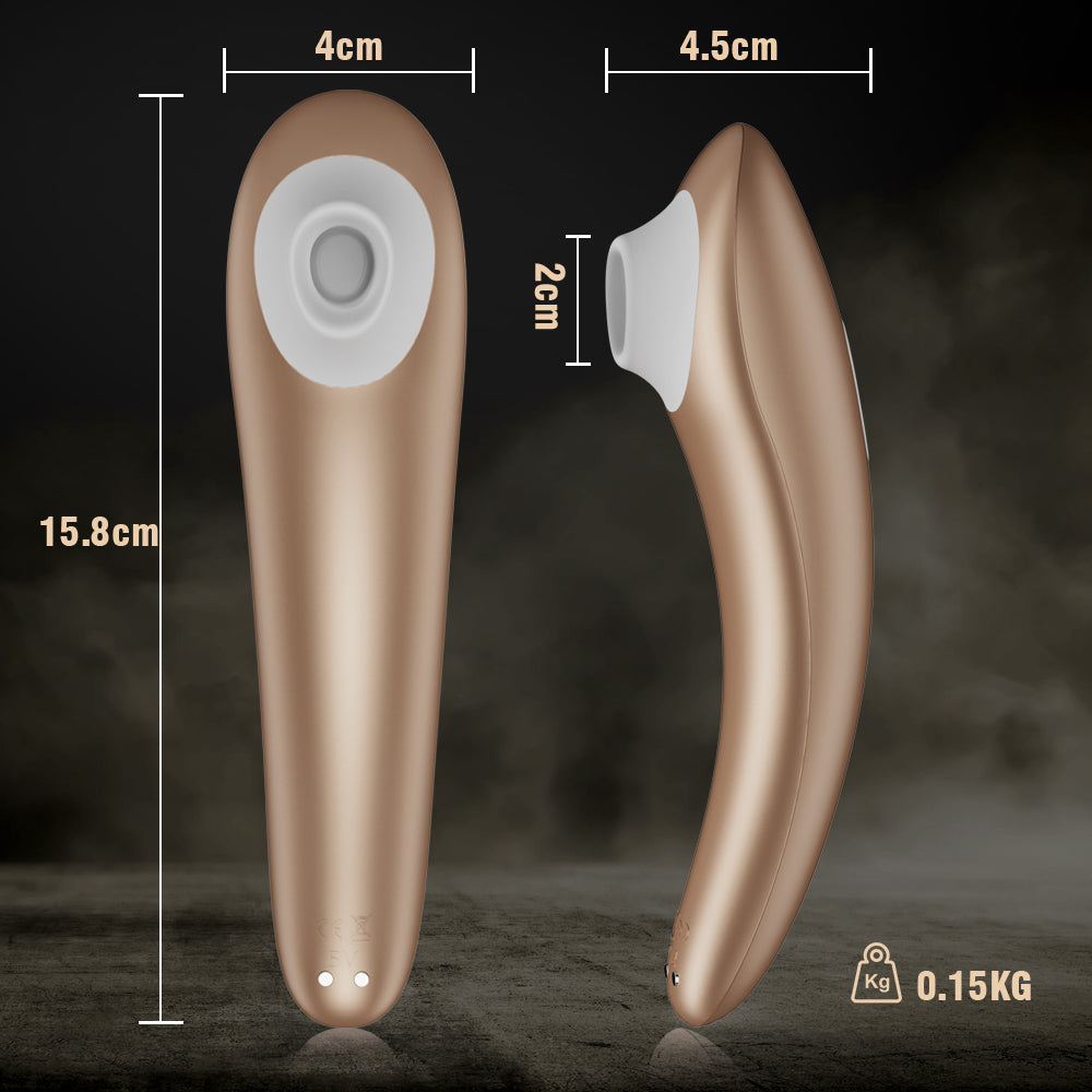 S-Hande Pro Klitorale Stimulation Vibrator 5 Saugen 5 Vibrieren