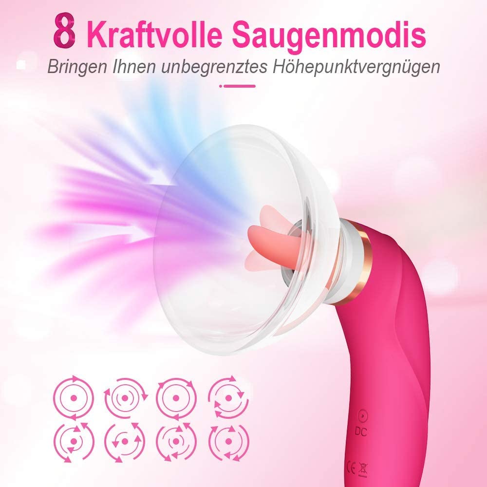 Klitoris Sauger Lecken Vibrator dildo Zunge Lecken Brustwarzen klitoris Stimulation 8 saugen und 5 Zunge modis Sex Spielzeug für Paare vibratoren